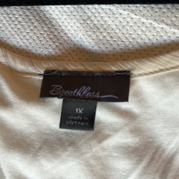 Breathless Blouse off shoulder with beaded straps - Picture 8 of 8